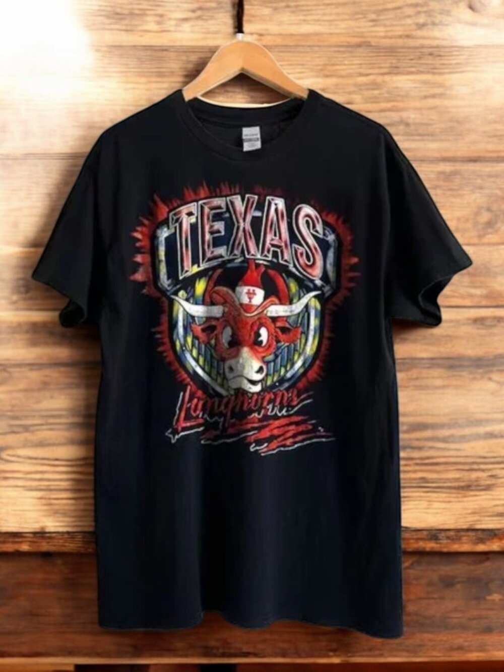 Vintage Style NCAA Texas Longhorns Logo Shirt, Texas Longhorns Shirt, University